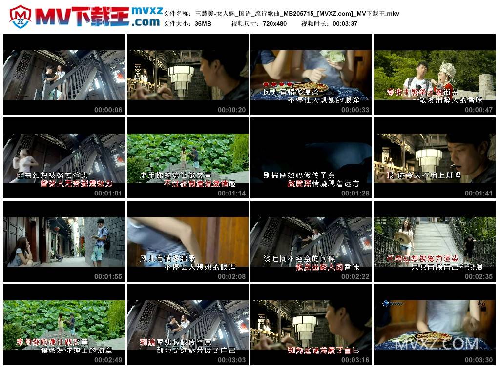 王慧美-女人魅_国语_流行歌曲_MB205715